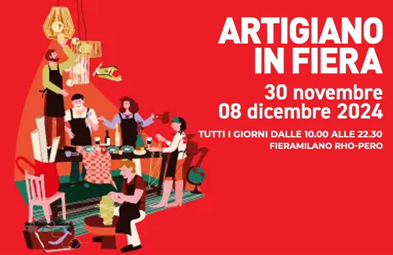 locandina evento "artigiano in fiera" a fieramilano rho