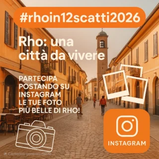 Dire "Rho" significa dire "una città in continua evoluzione senza perdere la propria vicinanza a chi la vive".
Cogli anche tu l'anima di questa città tutta da vivere, tutta da scoprire!

Partecipa al contest #rhoin12scatti liberando la tua creatività e postando le tue foto più belle della città di Rho!
Tra tutte quelle postate, 12 verranno selezionate per creare il calendario 2026 della città!

Hai tempo DA DOMANI FINO AL 30 SETTEMBRE 2025! E ricorda di utilizzare l'hashtag #rhoin12scatti2026

Le foto dovranno avere formato orizzontale con risoluzione idonea alla stampa (dimensione minima 100 PPI)

Non vediamo l'ora di ammirare i tuoi scatti! 📸

#rhoin12scatti2026 #rhoin12scatti #visitrho #contest #contestinstagram #calendario2026 #fotografia #photography #photographychallenge